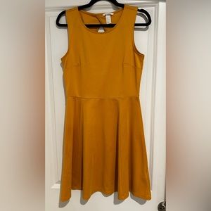 Mustard yellow dress